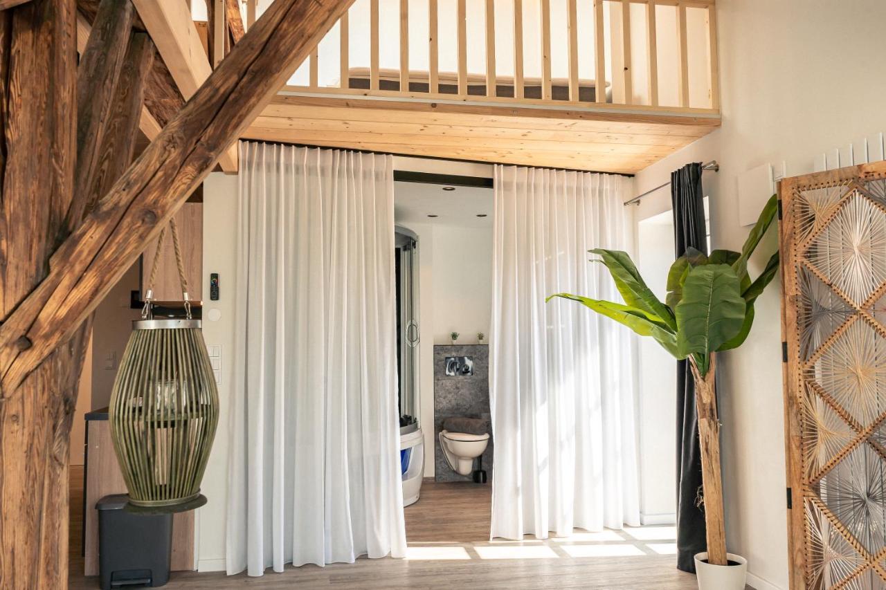 Crest - Riverside Lofts Mit Parken I Balkon I Kueche I Regendusche พัสเซา ภายนอก รูปภาพ