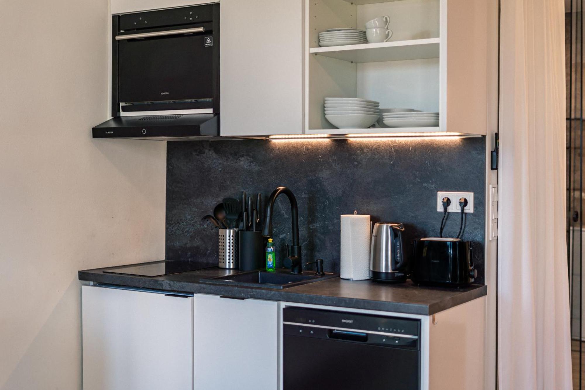 Crest - Riverside Lofts Mit Parken I Balkon I Kueche I Regendusche พัสเซา ภายนอก รูปภาพ