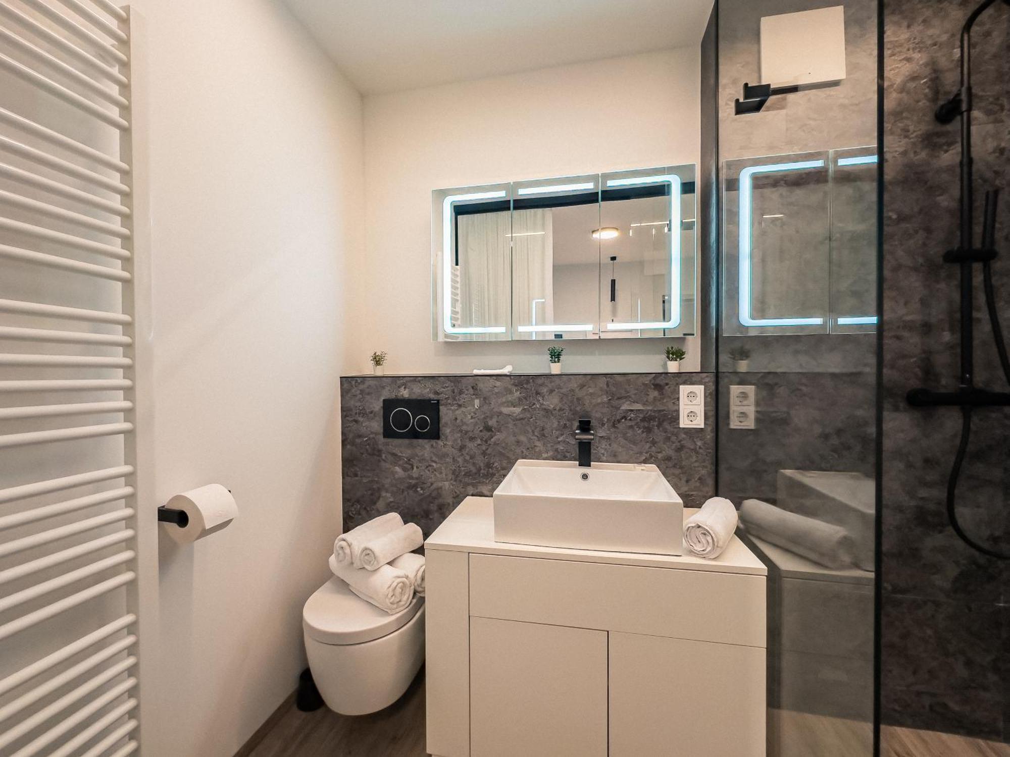 Crest - Riverside Lofts Mit Parken I Balkon I Kueche I Regendusche พัสเซา ภายนอก รูปภาพ