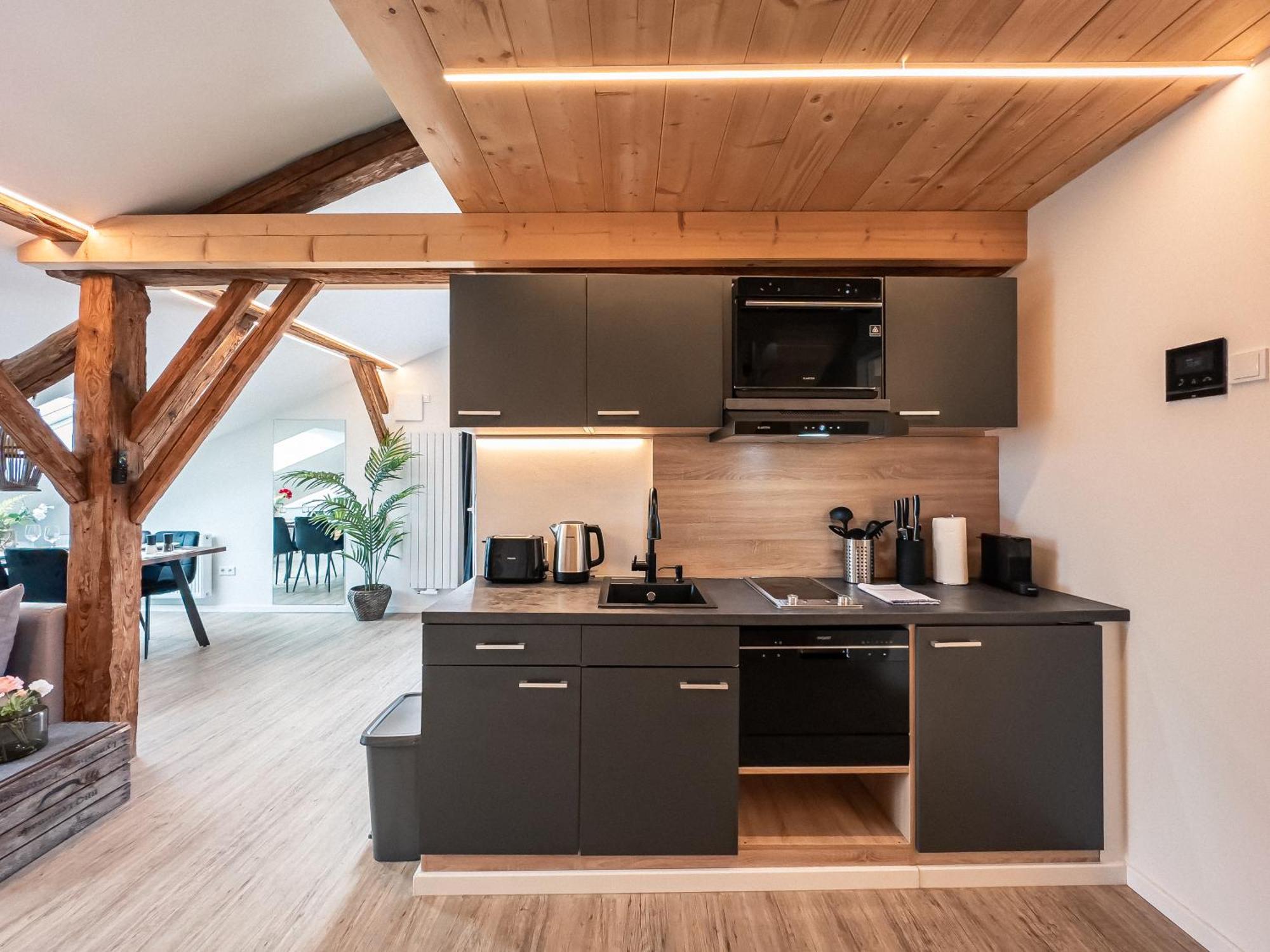 Crest - Riverside Lofts Mit Parken I Balkon I Kueche I Regendusche พัสเซา ภายนอก รูปภาพ